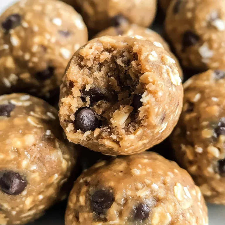 No Bake Protein Balls