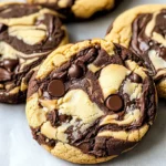 Peanut Butter Brownie Swirl Cookies