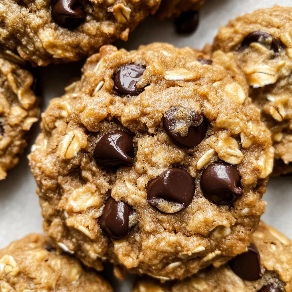 Peanut Butter Oatmeal Chocolate Chip Cookies