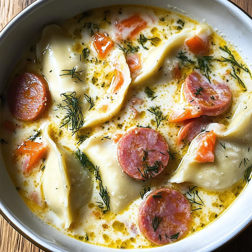 Pierogi Dill Soup