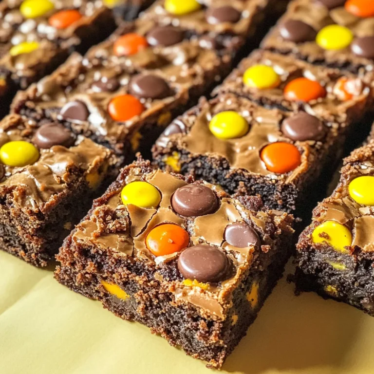 Reese’s Pieces Peanut Butter Brownies