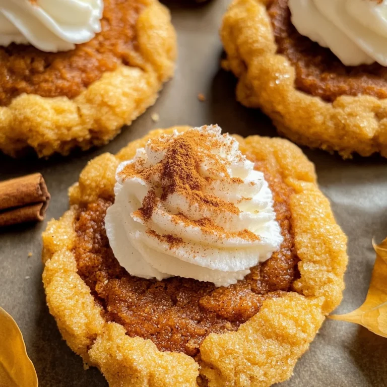 Simple Pumpkin Pie Cookies