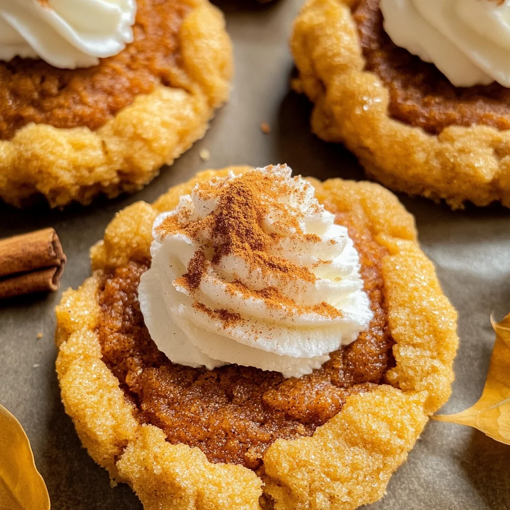 Simple Pumpkin Pie Cookies