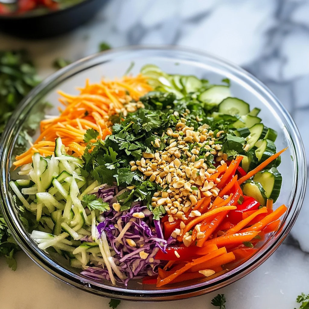 Spring Roll Salad with Spicy Ginger Dressing: An Incredible Ultimate Recipe