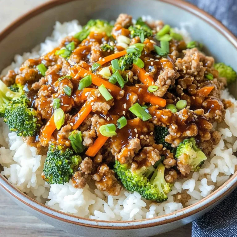 Teriyaki Turkey Rice Bowl