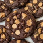 The BEST Chocolate Cookies with Reese's Peanut Butter Chips