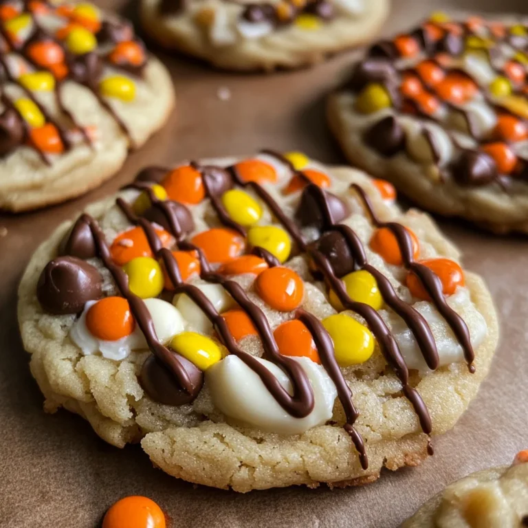 White Chocolate Reese’s Cheesecake Cookies