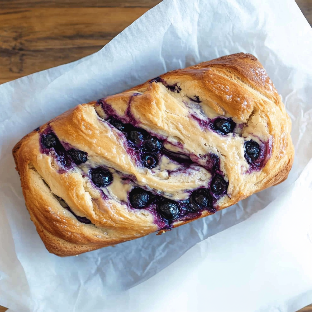 Blueberry Cream Cheese Bread