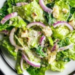 5-Minute Lemon Parmesan Lettuce Salad
