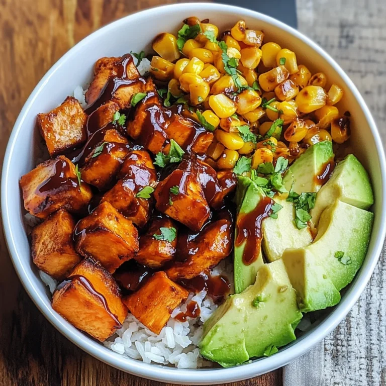 BBQ Chicken Sweet Potato Bowl
