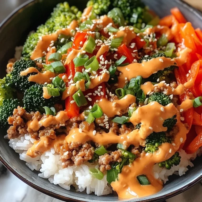 Bang Bang Ground Turkey Rice Bowls