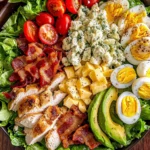 Best Cobb Salad Recipe with Chicken and Bacon