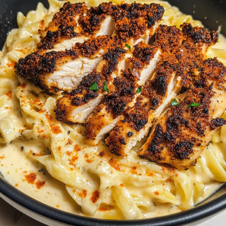 Blackened Cajun Chicken Alfredo