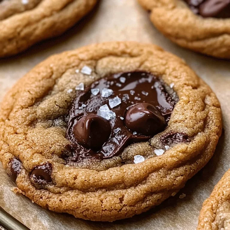 Brown Butter Sourdough Discard Chocolate Chip Cookies