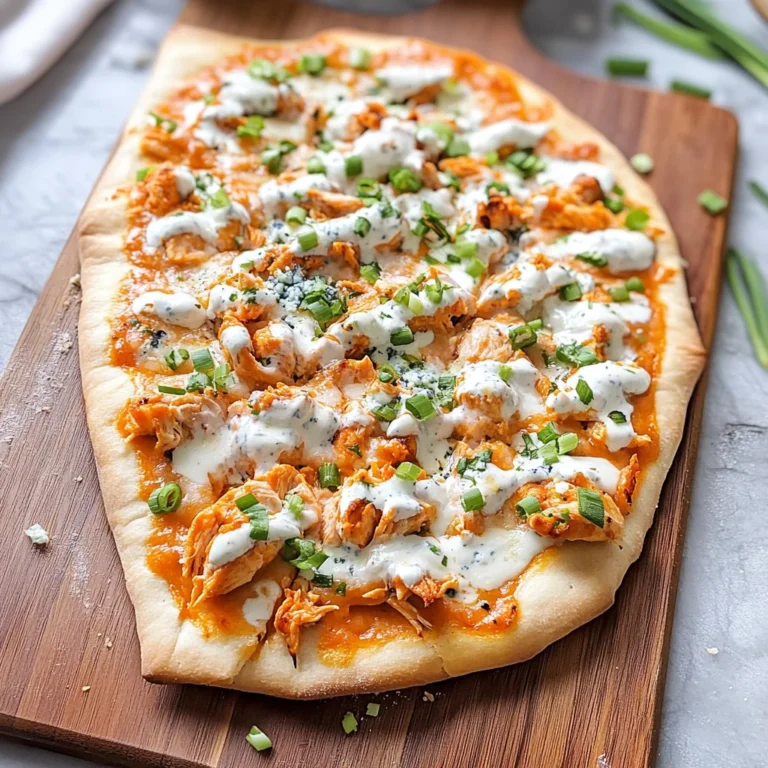 Buffalo Chicken Flatbread