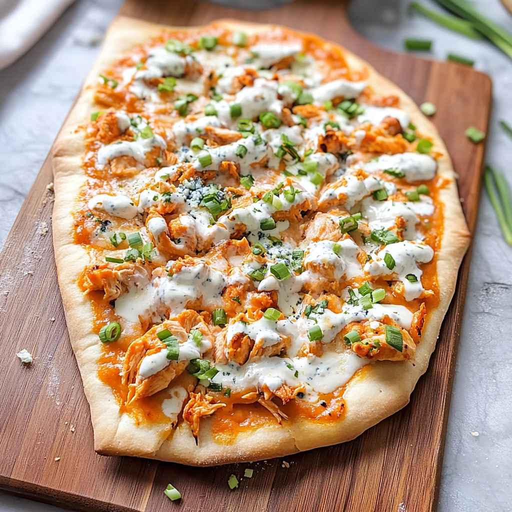 Buffalo Chicken Flatbread