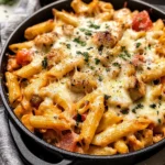 Cajun Cream Cheese Chicken Pasta Bake Recipe