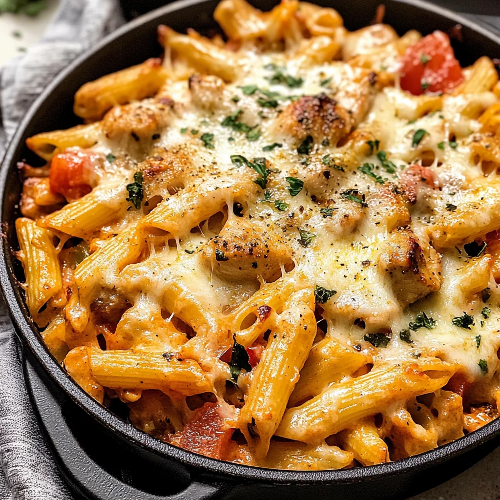 Cajun Cream Cheese Chicken Pasta Bake Recipe