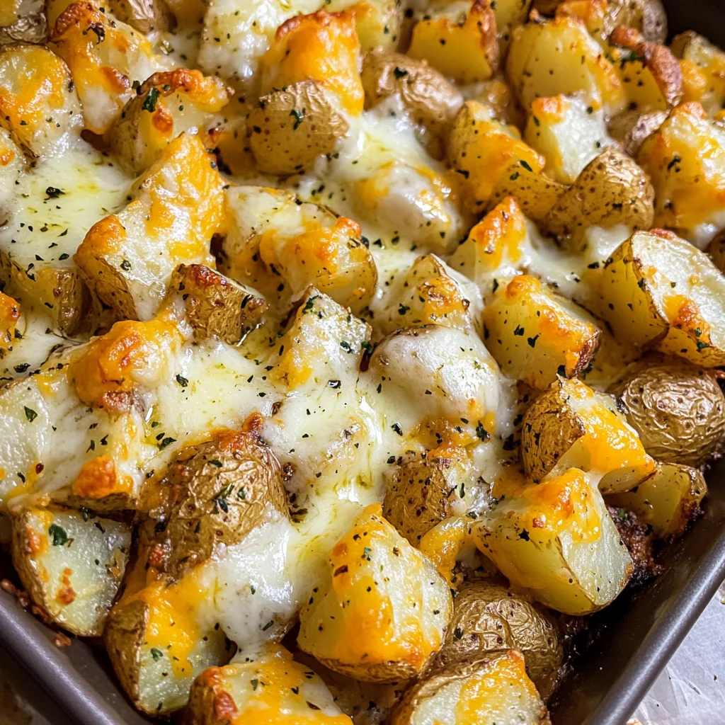 Cheesy Ranch Oven Roasted Potatoes