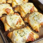 Chicken Parmesan Crescent Rolls