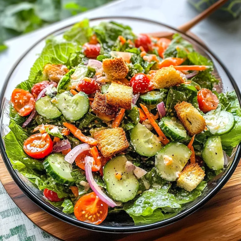 Classic House Salad - Quick and Easy