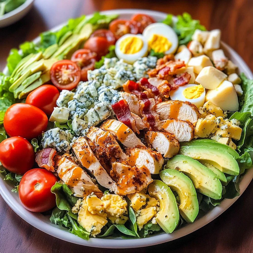 Cobb Salad with the Best Cobb Salad Dressing