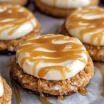 Copycat Crumbl Salted Caramel Cheesecake Cookies