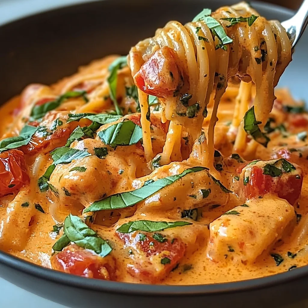 Creamy Tomato Garlic Pasta