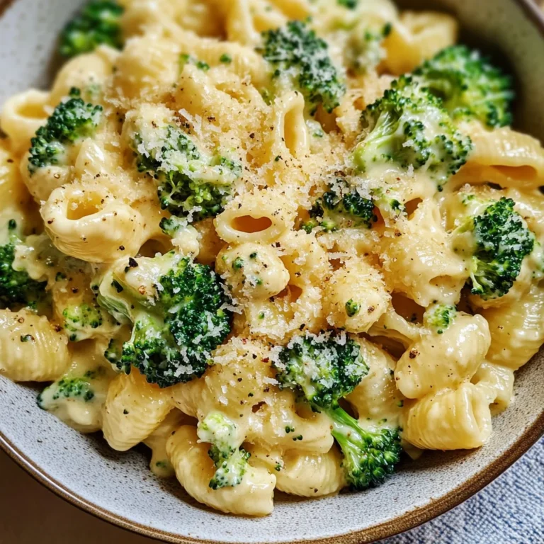 Creamy Vegetarian Broccoli Cheddar Pasta