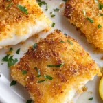 Crispy Air Fryer Parmesan Crusted Cod