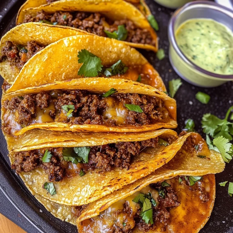 Crispy Ground Beef Tacos