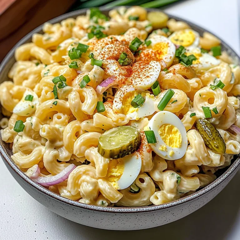 Deviled Egg Pasta Salad