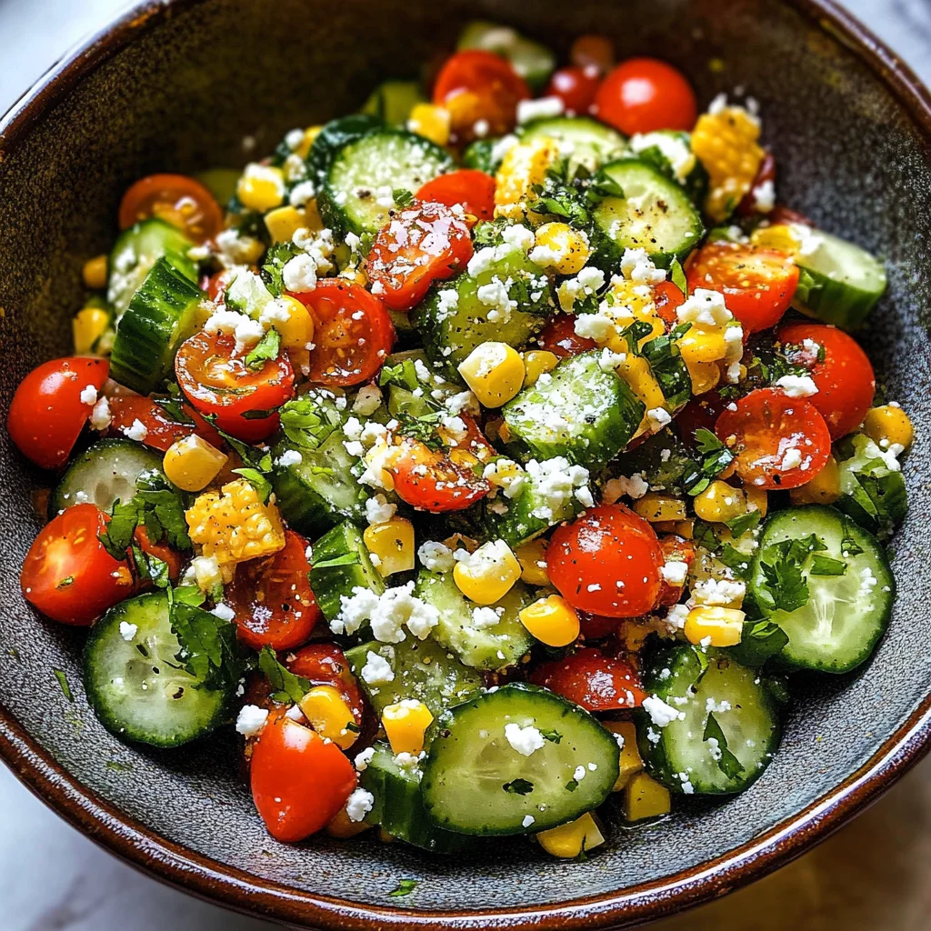 Easy Cucumber Salad (Mexican Cucumber Salad)