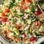 Easy Lemon Orzo Salad with Feta