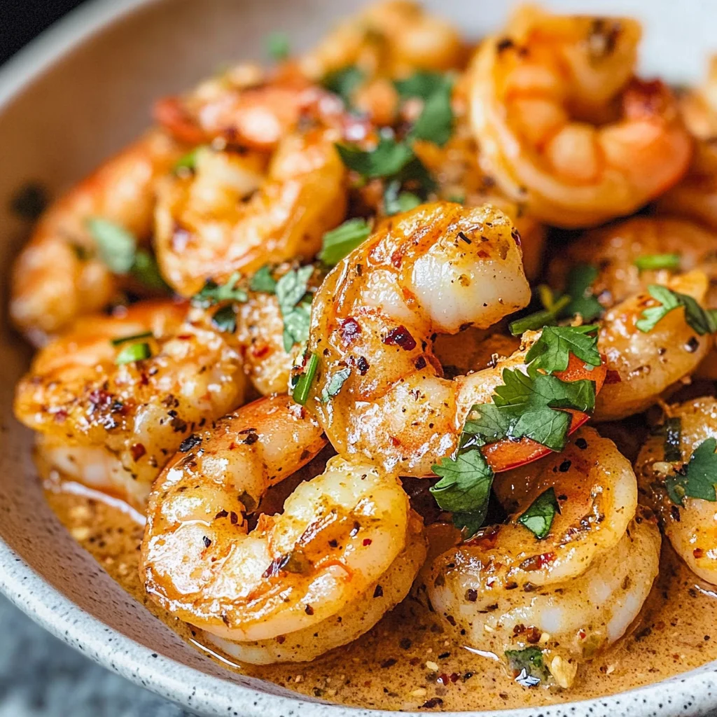 Garlic Shrimp in Coconut Milk