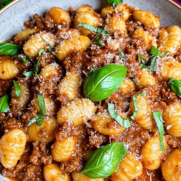 Gnocchi Bolognese
