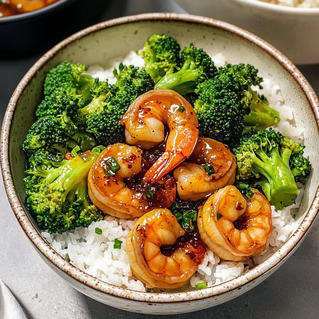 Honey Garlic Shrimp Bowls
