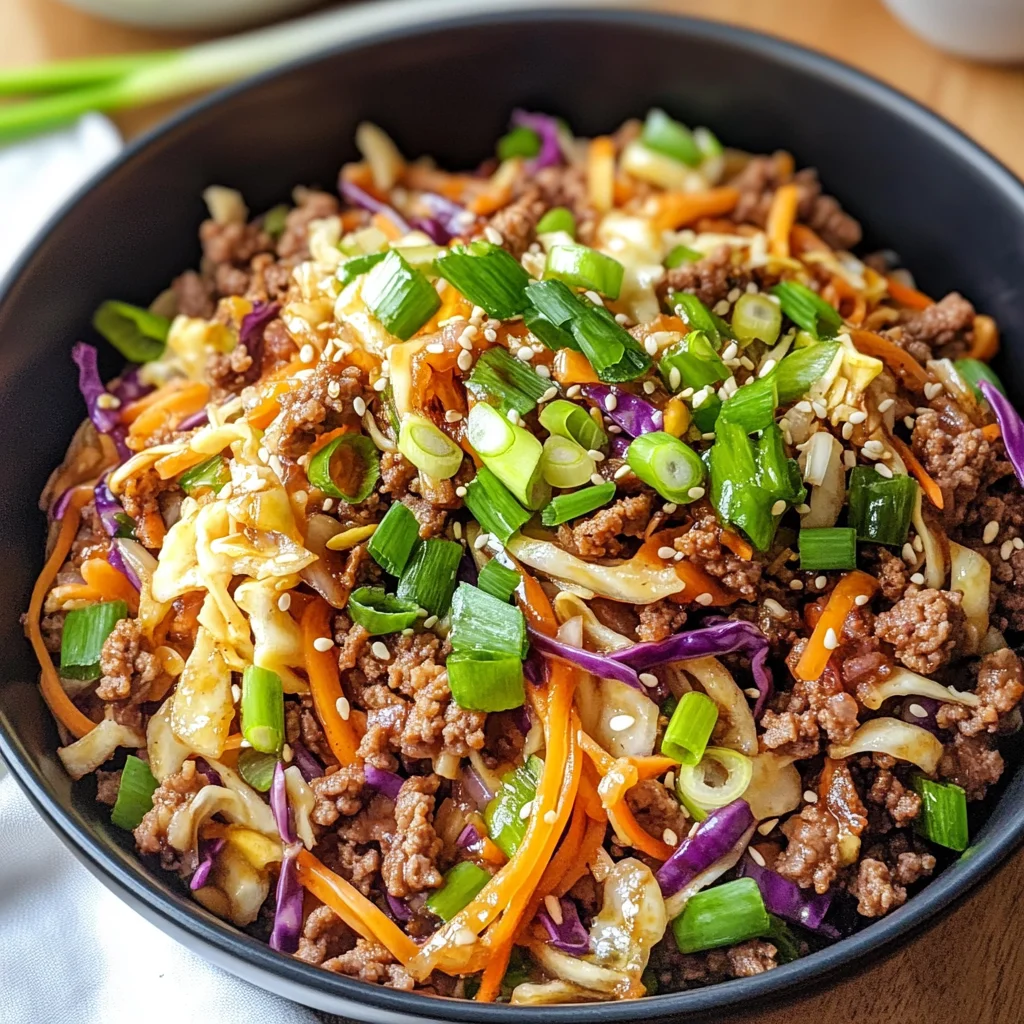 Inside Out Egg Roll in a Bowl