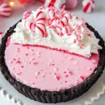 No Bake Christmas Peppermint Pie