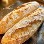 No Knead Bread-Baguette