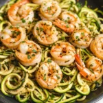 One Pan Garlic Shrimp And Zucchini Noodles