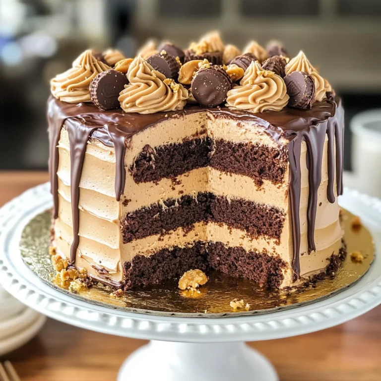 Peanut Butter Chocolate Layer Cake