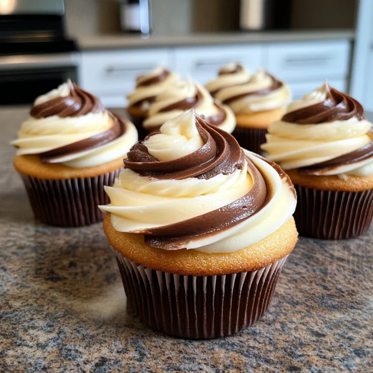 Perfect Swirl Cupcakes: Two-Tone Frosting Magic