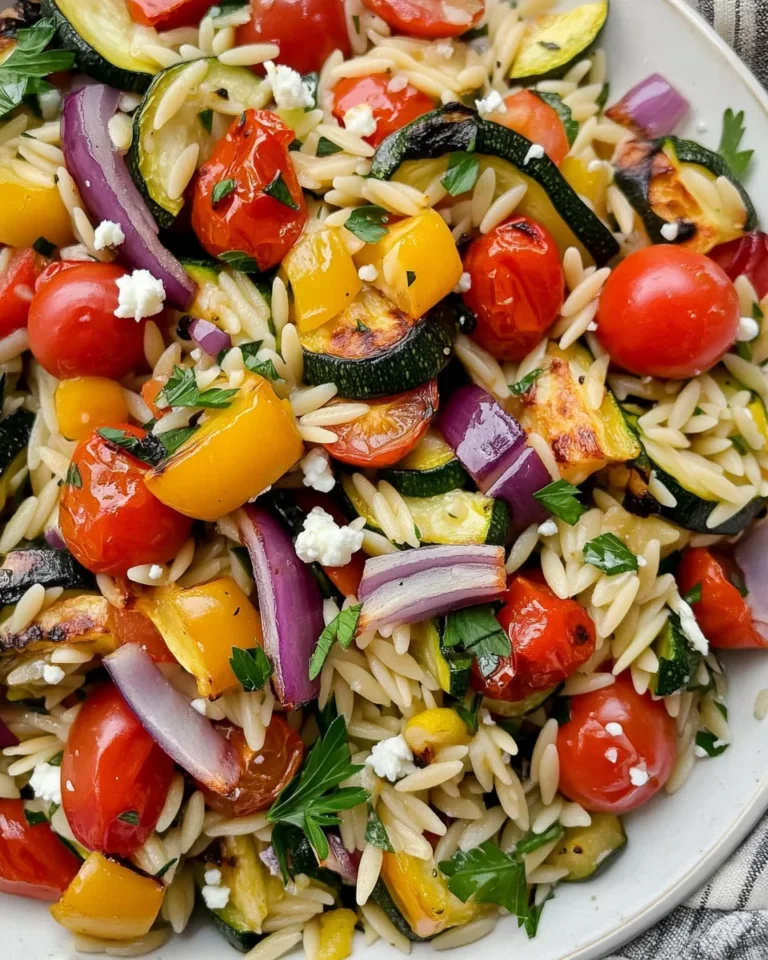 Roasted Vegetable Orzo: A Delicious and Nutritious Recipe for Your Next Meal