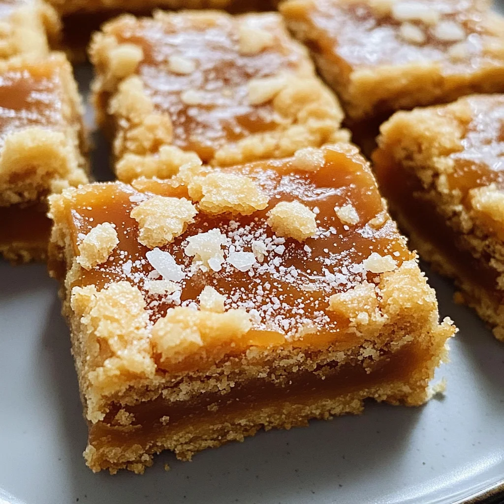 Salted Caramel Butter Bars