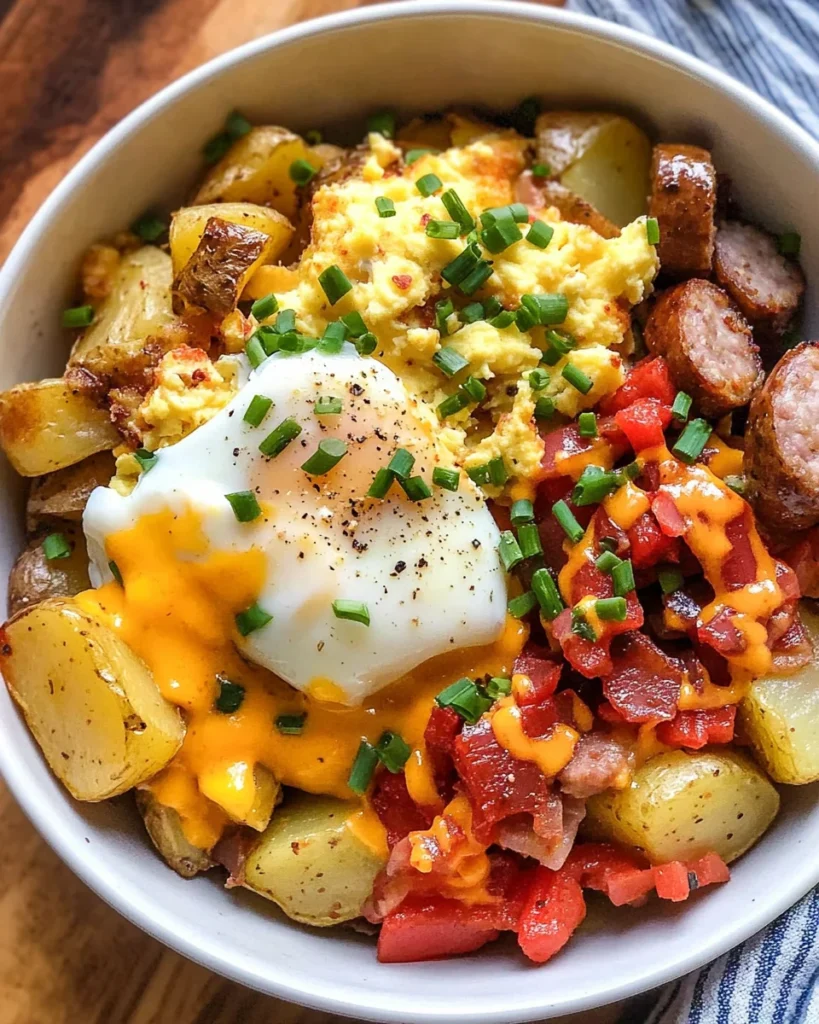 Sausage and Potato Meal Prep Breakfast Bowls