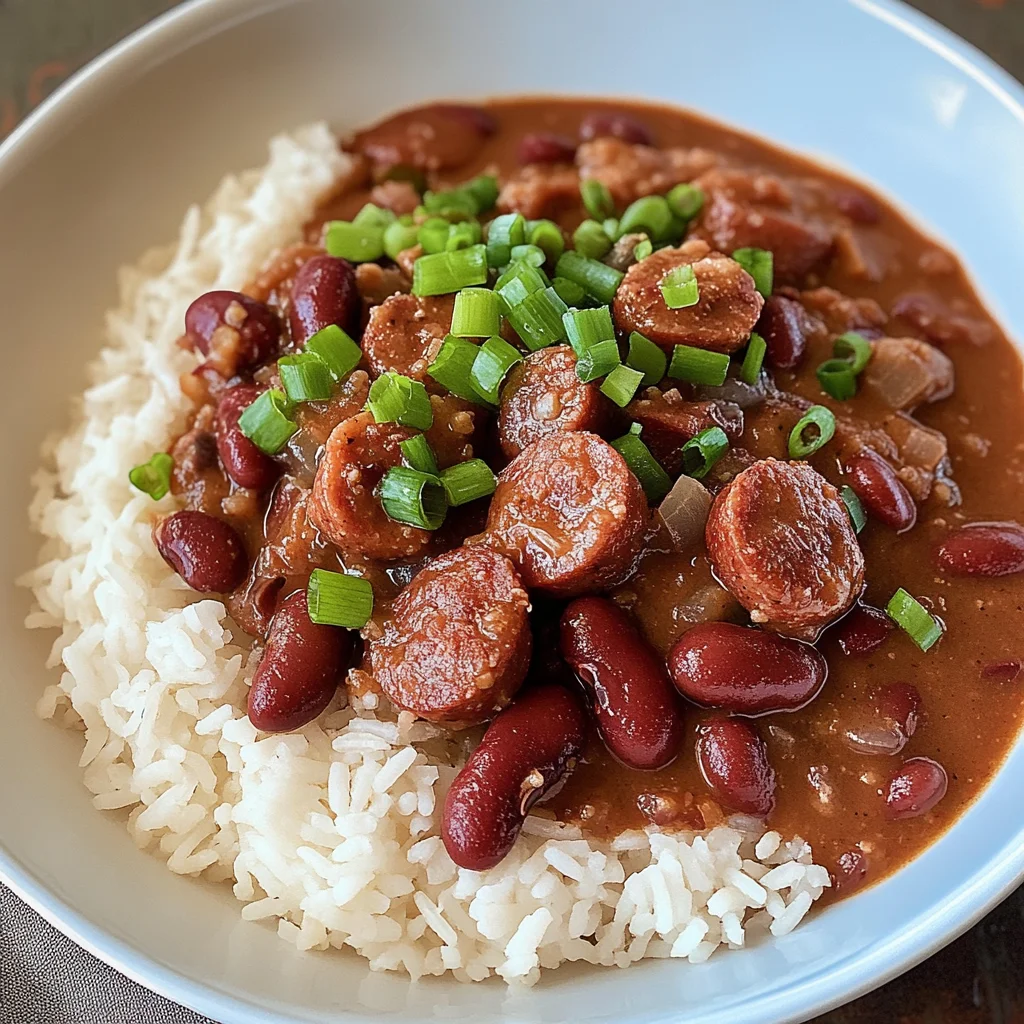 Slow Cooker Cajun Red Beans and Rice