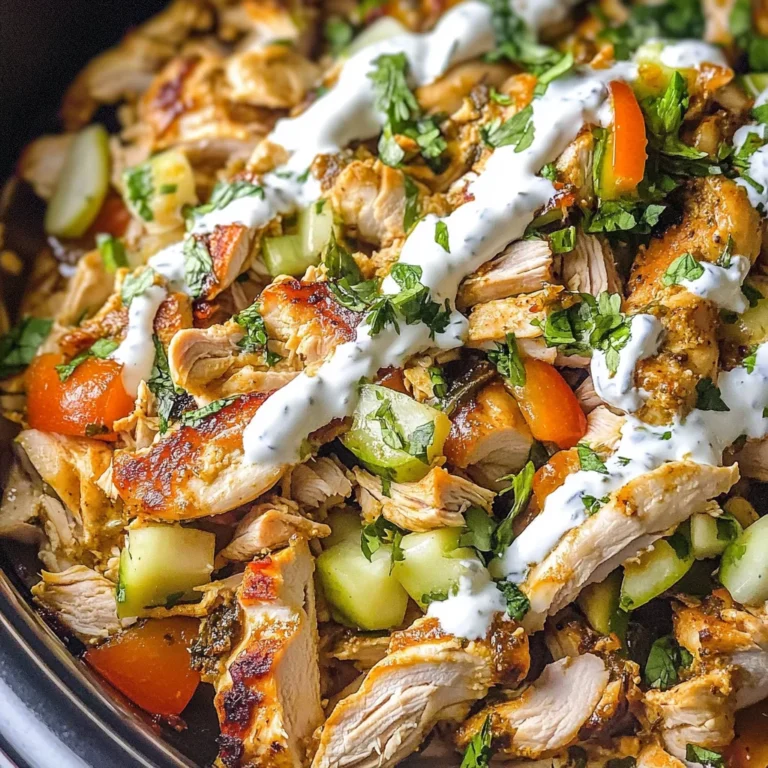Slow Cooker Chicken Shawarma Recipe