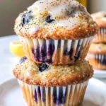 Sourdough Blueberry Lemon Poppy Seed Muffins Recipe