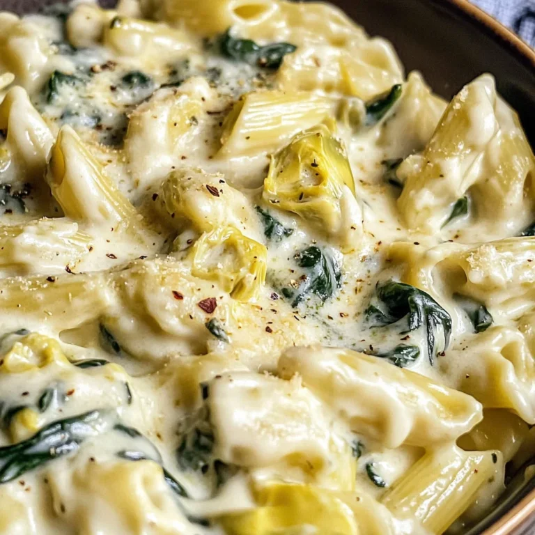 Spinach Artichoke Pasta
